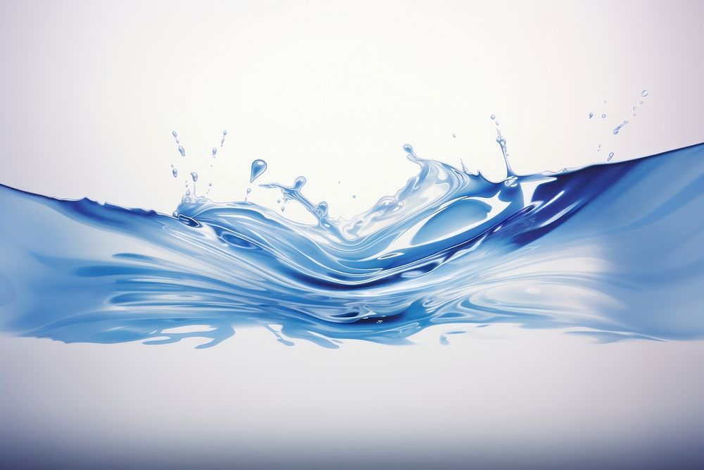 Water swish isolated on clear solid background backgrounds art splattered. AI generated Image by rawpixel.