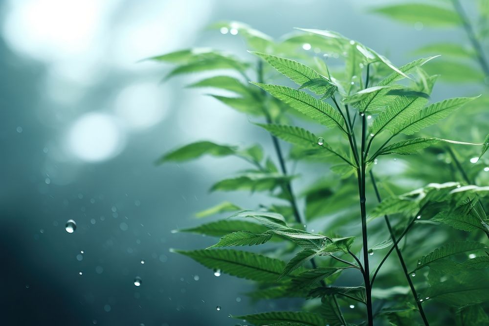 A blurry green background outdoors nature plant. AI generated Image by rawpixel.