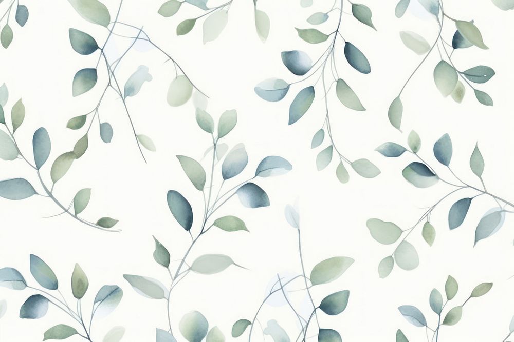 Art printing leaves pattern Eucalyptus plant art backgrounds. AI generated Image by rawpixel.
