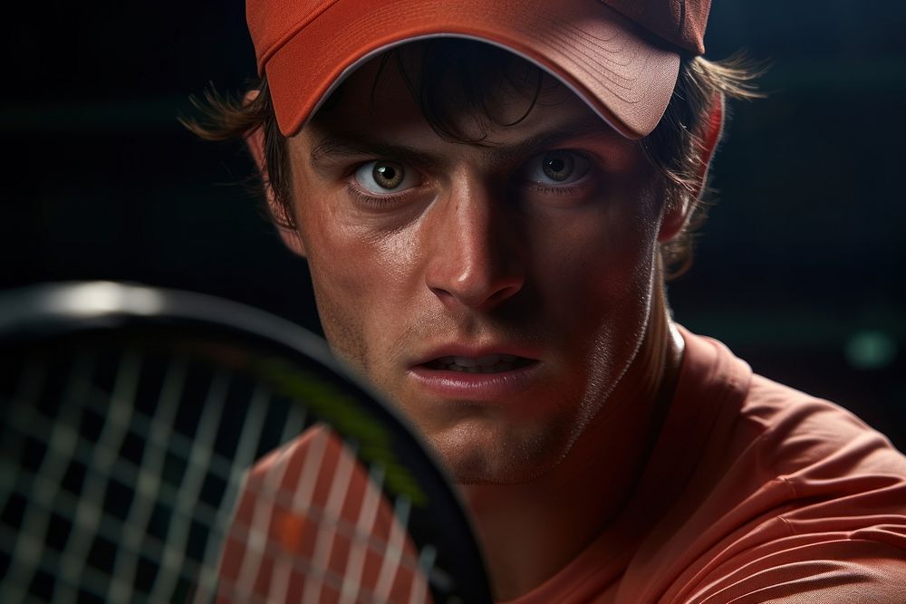 Tennis sports photography portrait. AI | Premium Photo - rawpixel