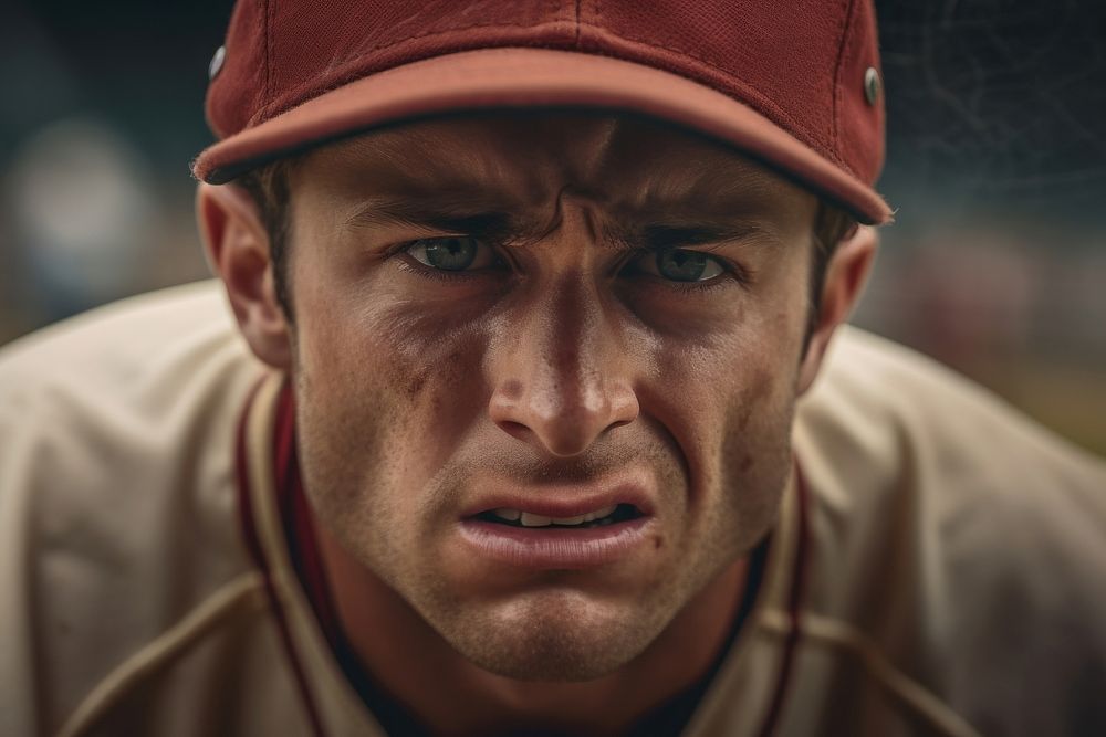 Baseball photography portrait sports. AI generated Image by rawpixel.