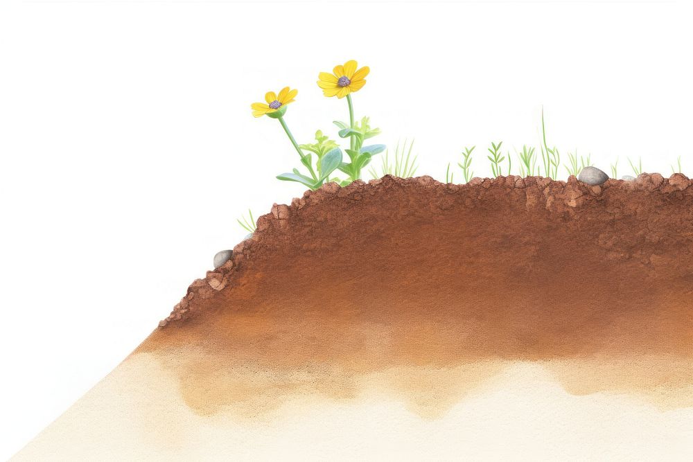 Flower soil outdoors nature. AI generated Image by rawpixel.