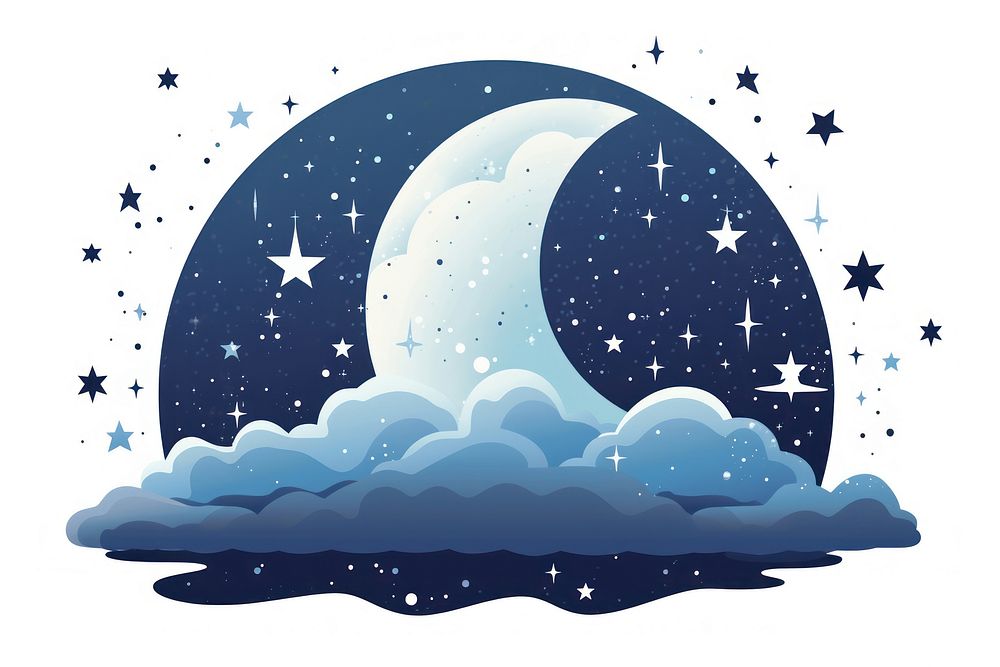 Aesthetic celestial astronomy nature night. AI generated Image by rawpixel.