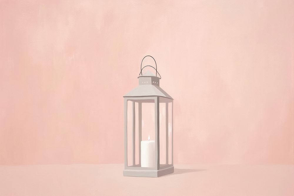 Minimal lantern lamp decoration lighting. AI generated Image by rawpixel.