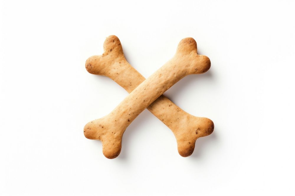 Bone-shaped biscuit dog snacks gingerbread cookie food. AI generated Image by rawpixel.