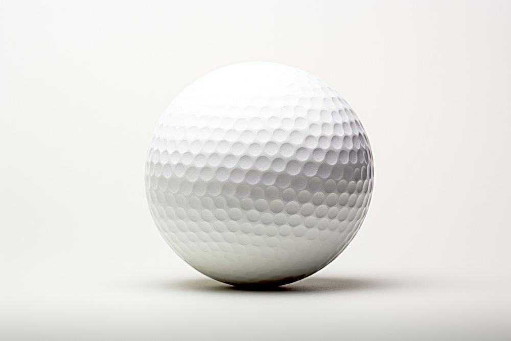 Golf sports white ball. AI generated Image by rawpixel.