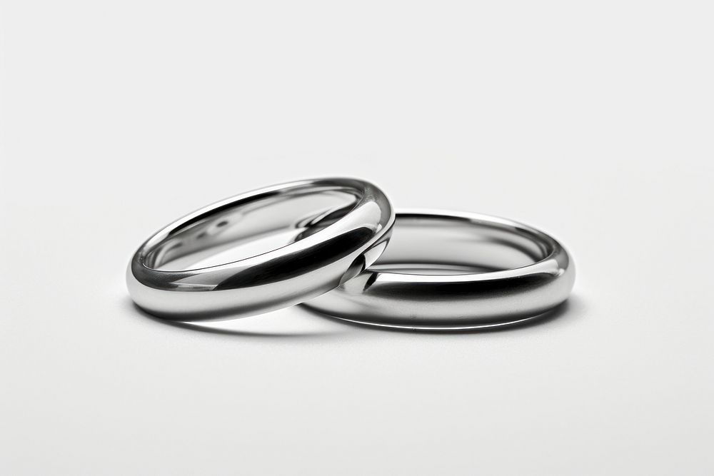 Rings platinum jewelry silver. AI generated Image by rawpixel.