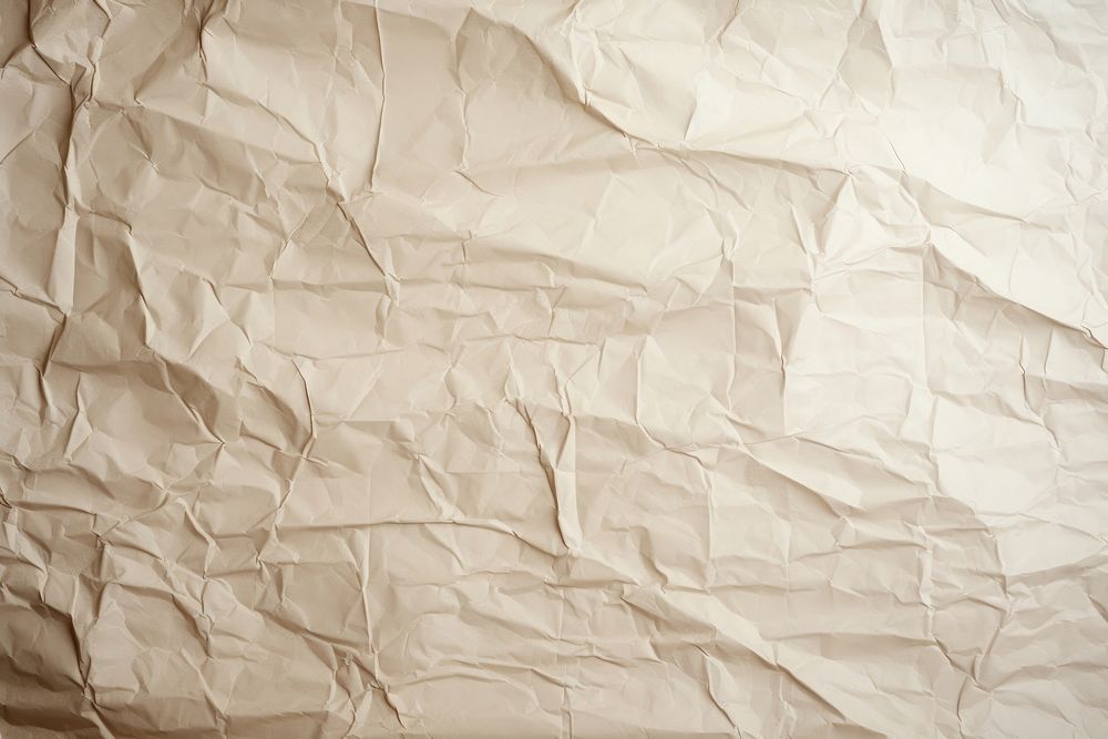 The crumpled sheet of vintage paper isolated on a white background backgrounds texture parchment. AI generated Image by…