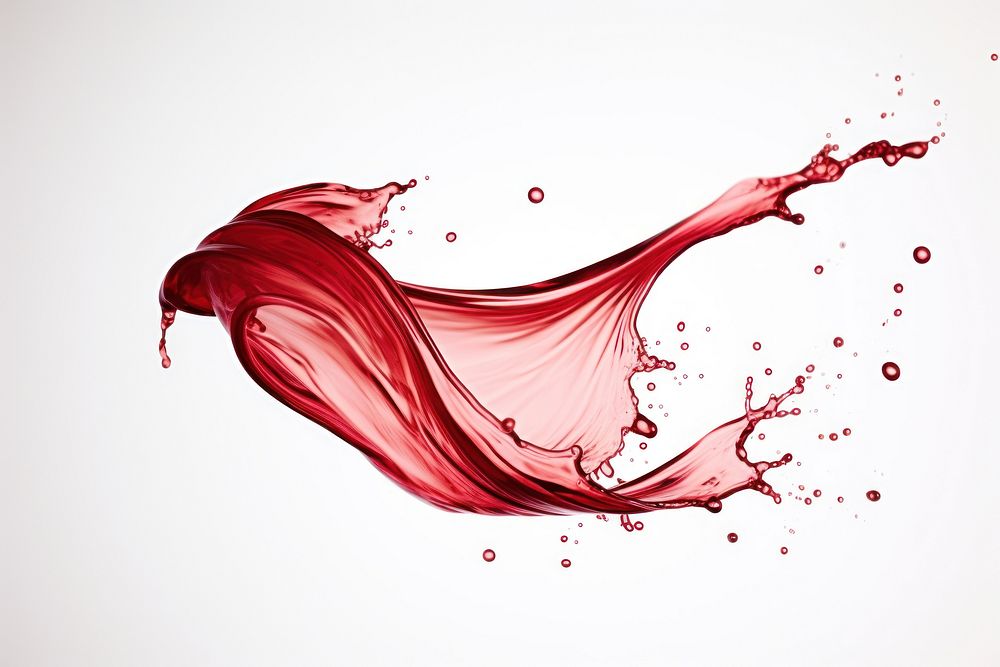 Beautiful red color wine water swish drink refreshment splattered. AI generated Image by rawpixel.
