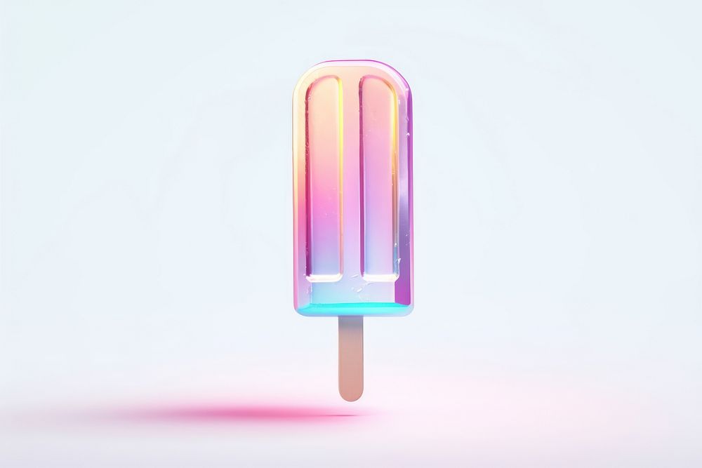 Ice pop lollipop lighting glowing. AI generated Image by rawpixel.