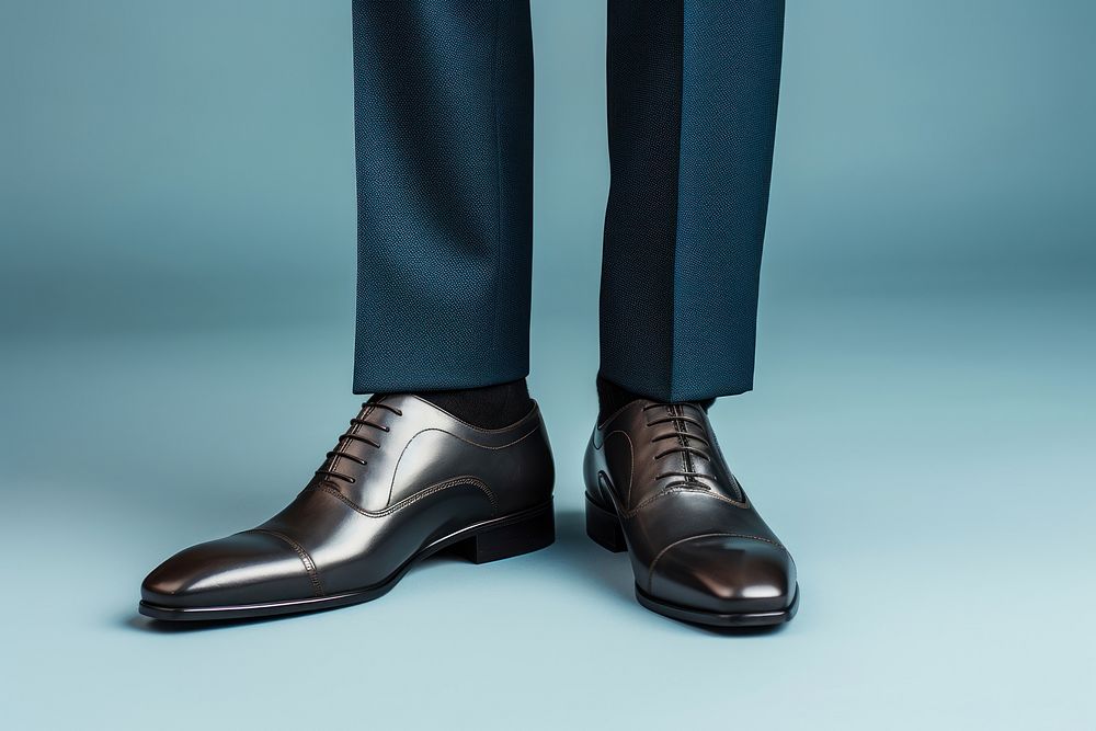 A person wearing a pair of shoes footwear studio shot elegance. AI generated Image by rawpixel.