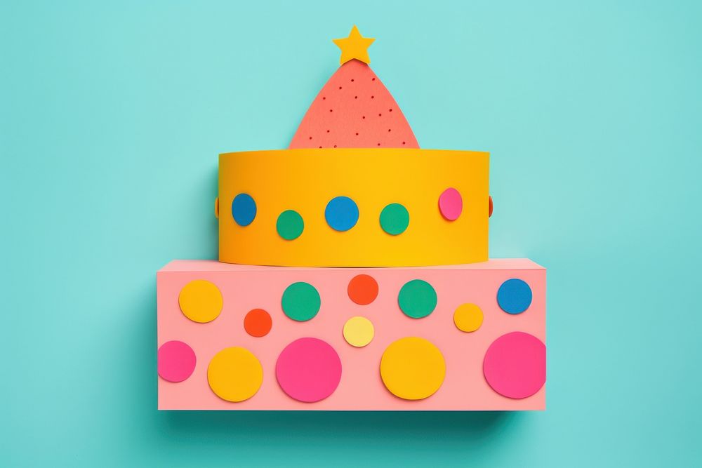 Birthday cake dessert art celebration. AI generated Image by rawpixel.