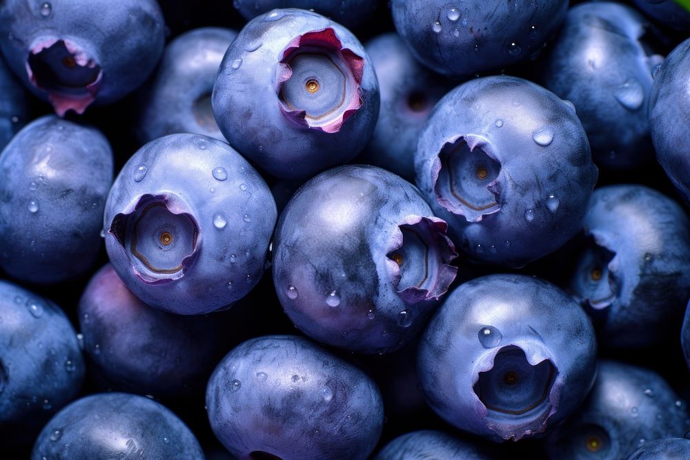 Blueberries fruit backgrounds blueberry. AI generated Image by rawpixel.