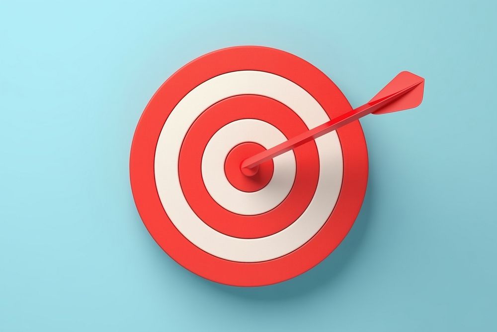 Board for target with bullseye arrow darts recreation dartboard. AI generated Image by rawpixel.