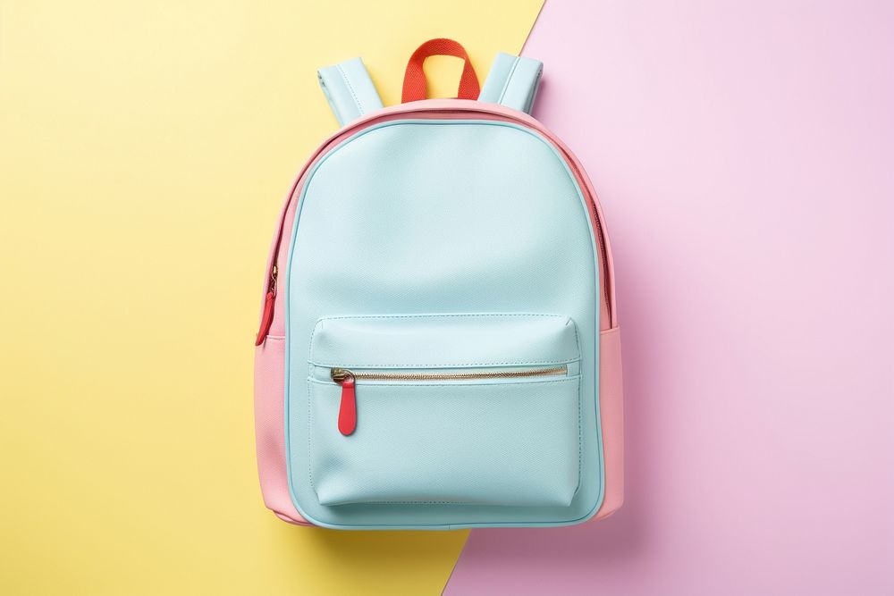 Student bagpack backpack handbag accessories. AI generated Image by rawpixel.