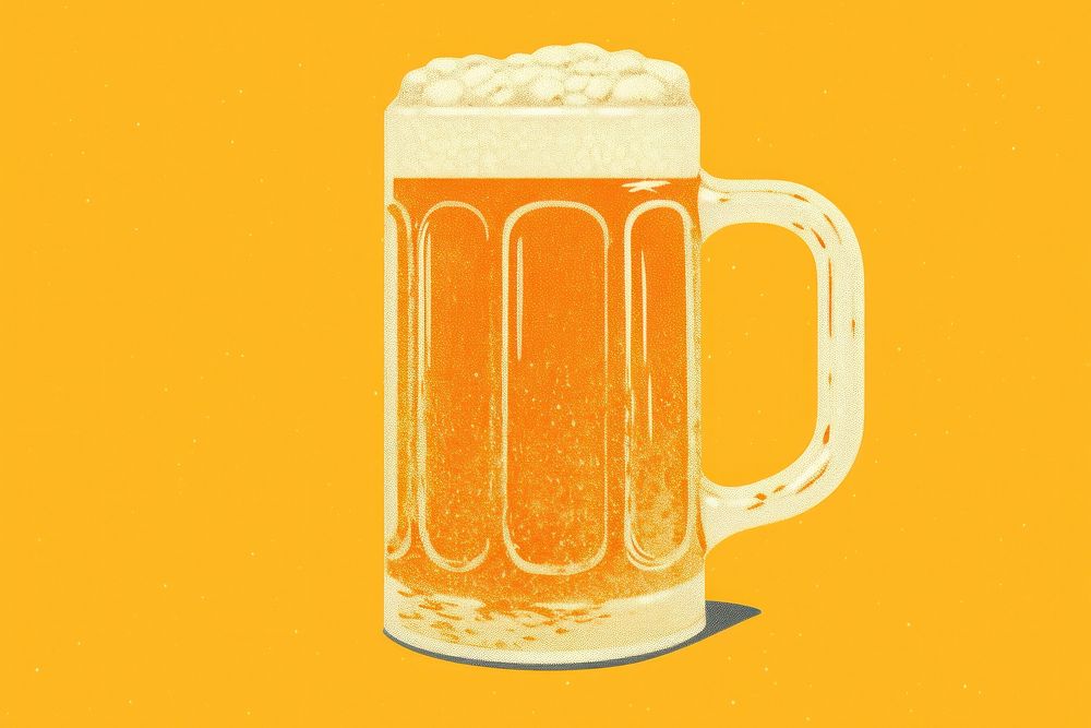 Beer mug drink lager glass. AI generated Image by rawpixel.