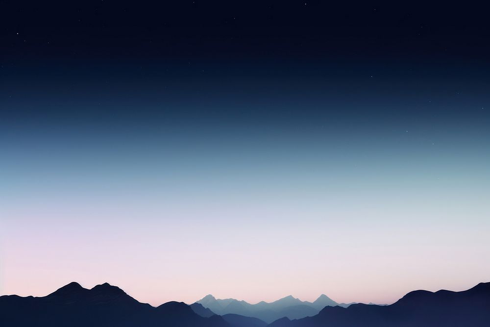 Arura and mountains landscape night sky. AI generated Image by rawpixel.