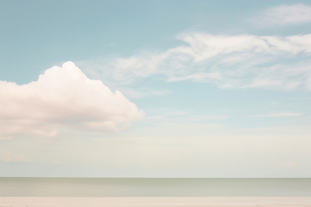 Beach cloud sky landscape. AI | Premium Photo - rawpixel