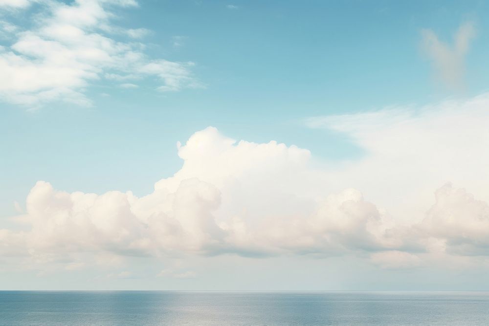 Sea cloud sky landscape. AI generated Image by rawpixel.