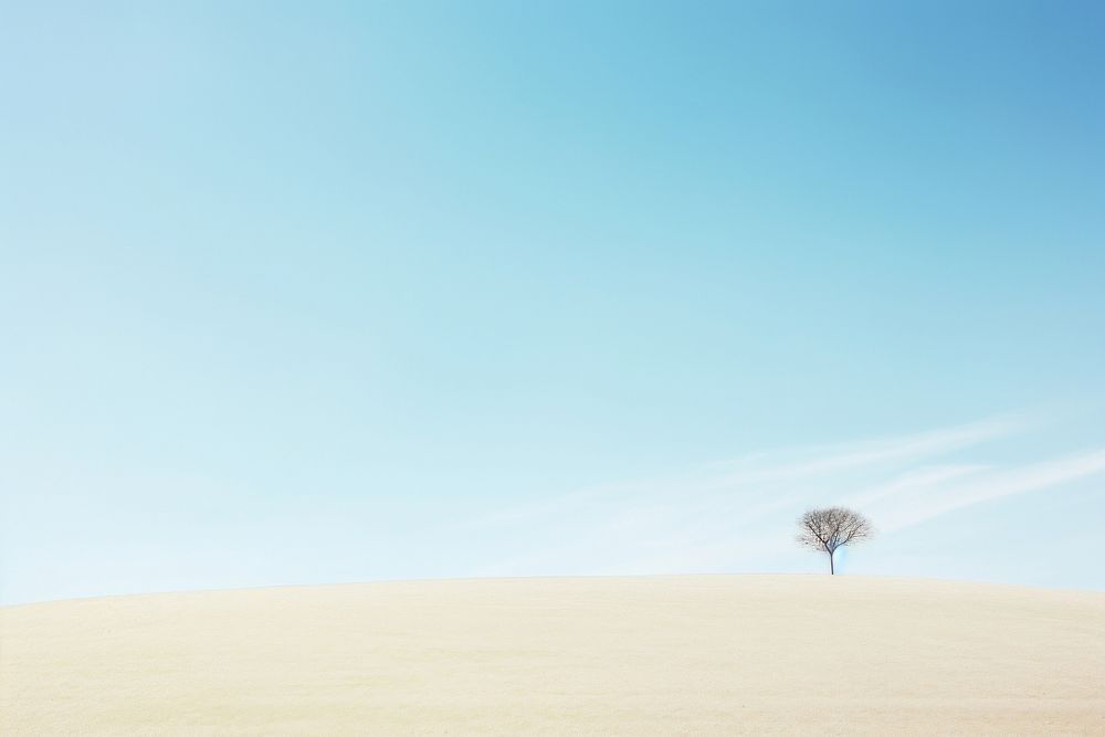 Spring hill sky landscape outdoors. AI generated Image by rawpixel.