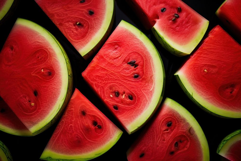 Watermelons fruit plant food. AI generated Image by rawpixel.