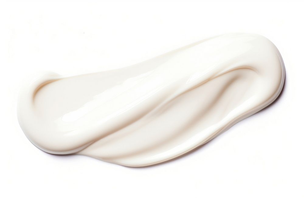 White lotion swatch white white background simplicity. AI generated Image by rawpixel.