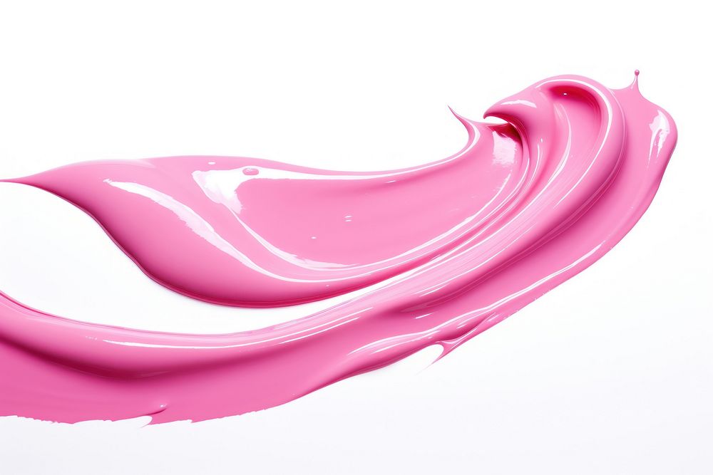 Nail polish pink white background splattered. AI generated Image by rawpixel.