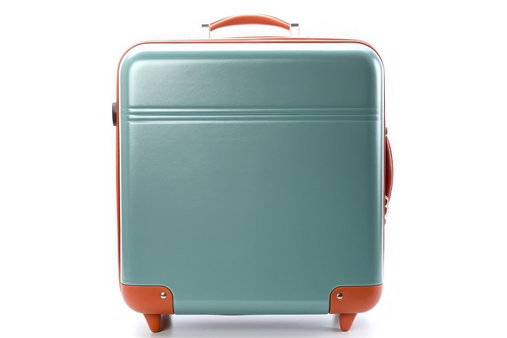 Suitcase luggage white background architecture. AI generated Image by rawpixel.