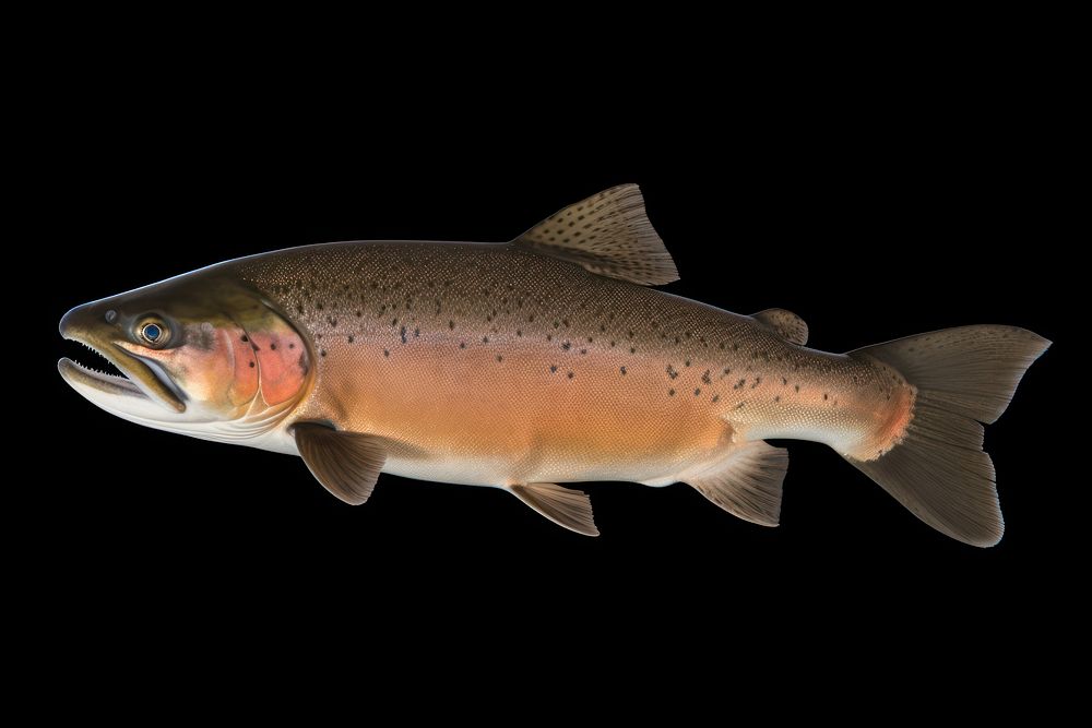 Animal trout fish underwater. AI generated Image by rawpixel.