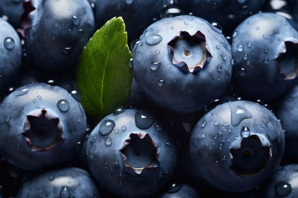 Blueberry backgrounds fruit plant. AI generated Image by rawpixel.