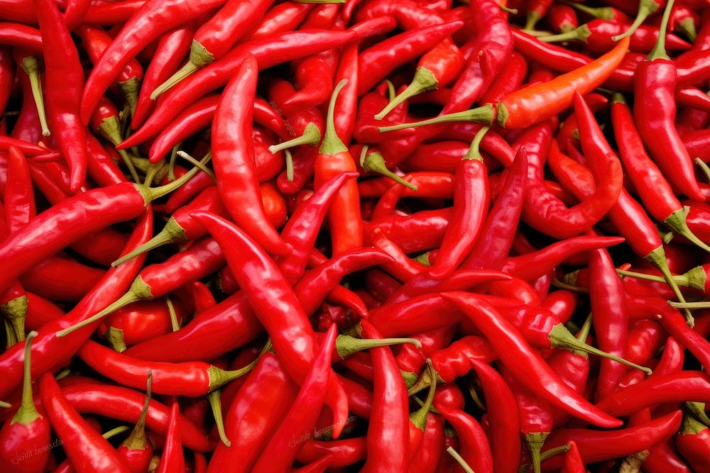 Chillis backgrounds vegetable plant. AI generated Image by rawpixel.