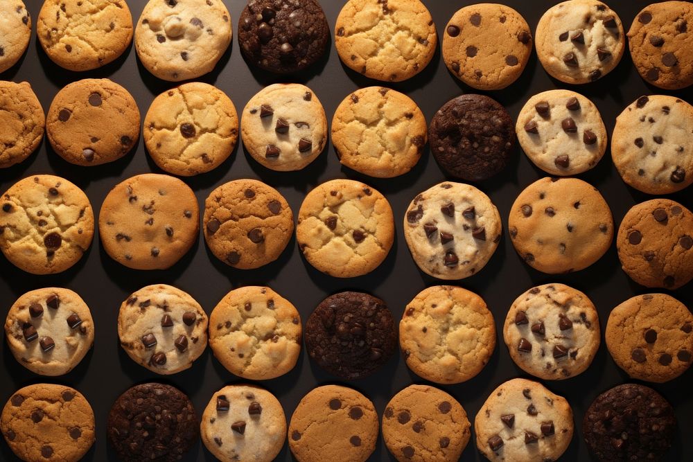 Cookies biscuit food confectionery. AI generated Image by rawpixel.