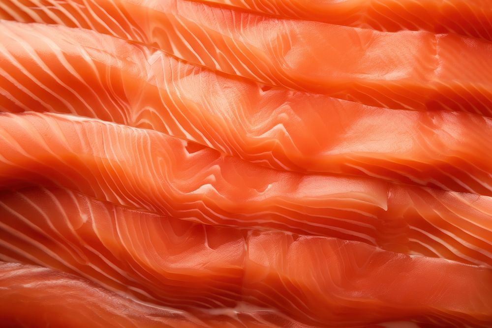 Fresh salmons seafood backgrounds freshness. AI generated Image by rawpixel.