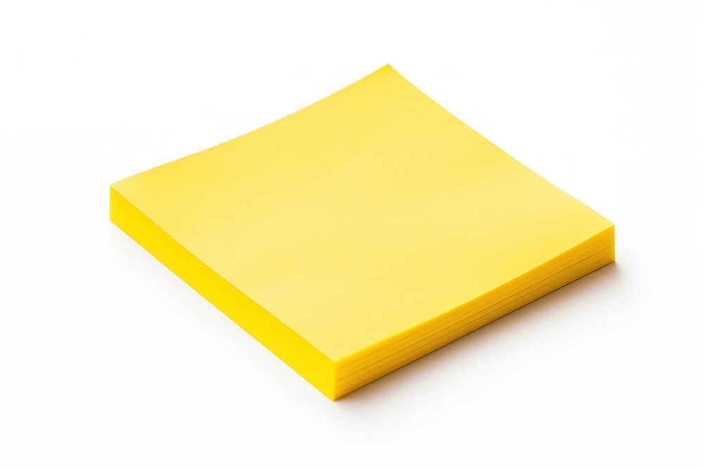 Stick note white background simplicity rectangle. AI generated Image by rawpixel.