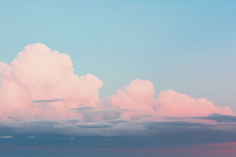 Pastel sky cloud backgrounds landscape. AI generated Image by rawpixel.