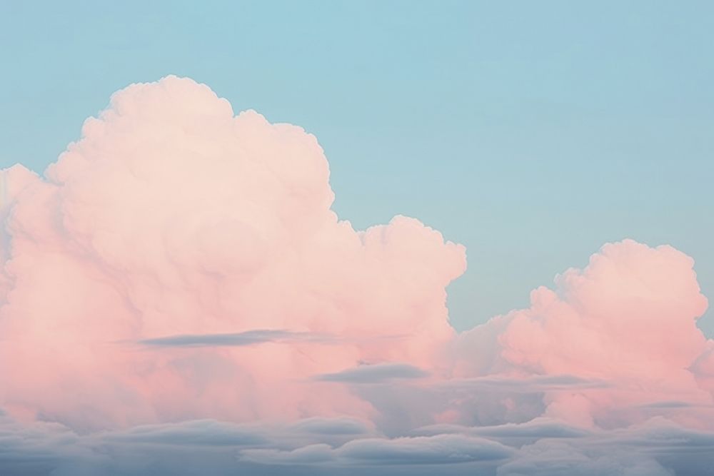 Pastel sky cloud backgrounds landscape. AI generated Image by rawpixel.