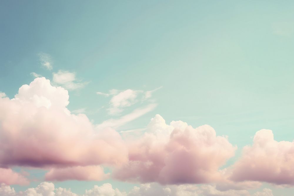 Pastel sloud cloud sky backgrounds. AI generated Image by rawpixel.