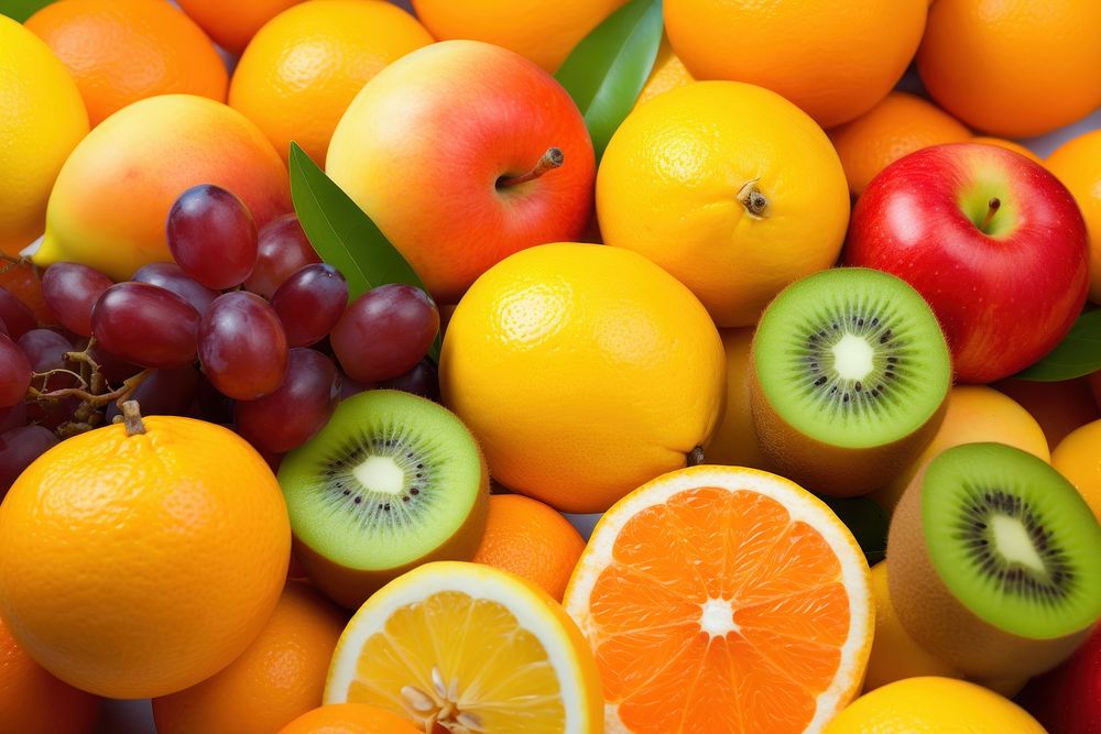 Mix fruit backgrounds grapefruit lemon. AI generated Image by rawpixel.