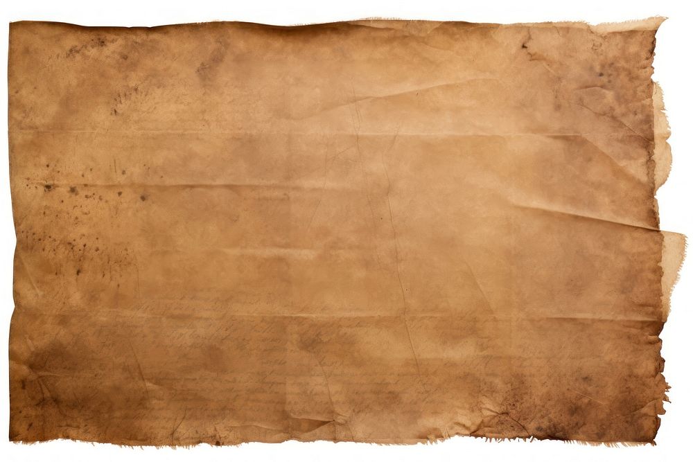 Old brown grunge paper backgrounds white background distressed. AI generated Image by rawpixel.