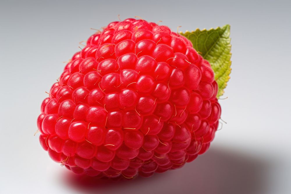 Raspberry fruit plant food. AI generated Image by rawpixel.
