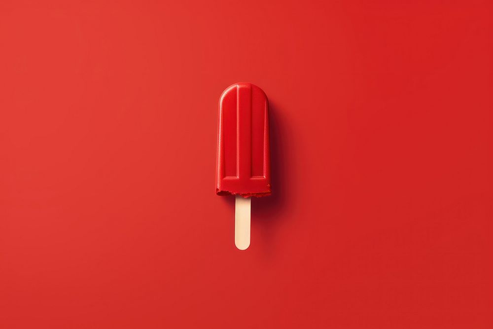 Ice pop food red lollipop. AI generated Image by rawpixel.