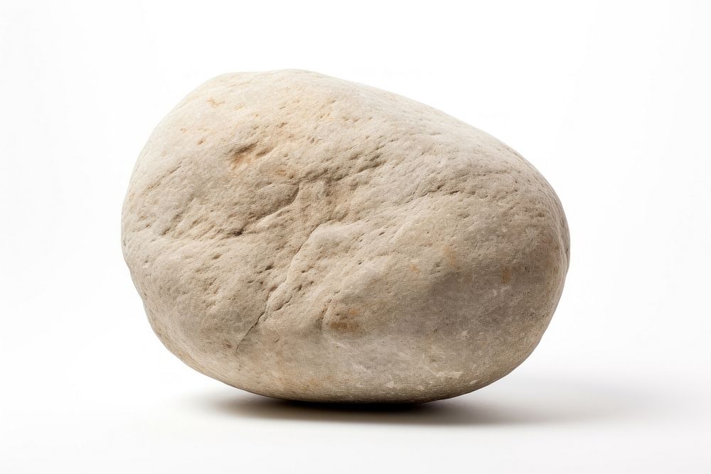 Stone rock white background simplicity. AI generated Image by rawpixel.