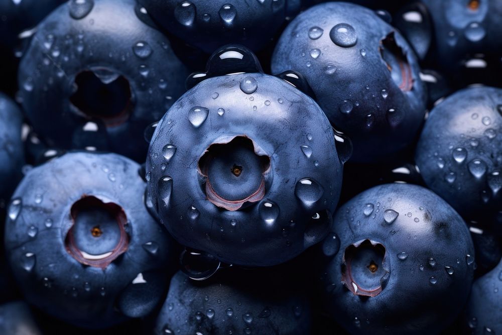 Blueberry fruit plant food. AI generated Image by rawpixel.