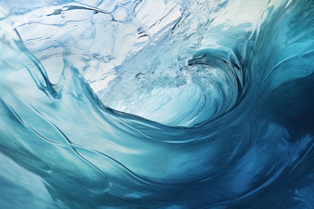 Water wave outdoors nature ocean. AI generated Image by rawpixel.