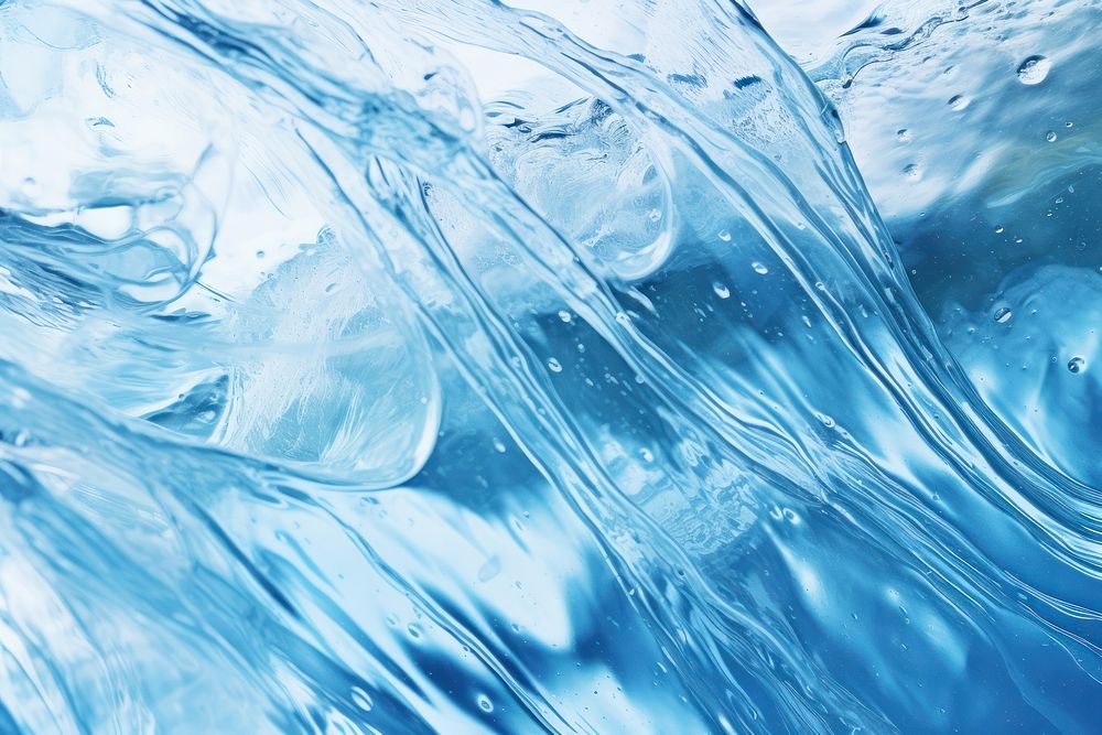 Water wave ice transparent backgrounds. AI generated Image by rawpixel.