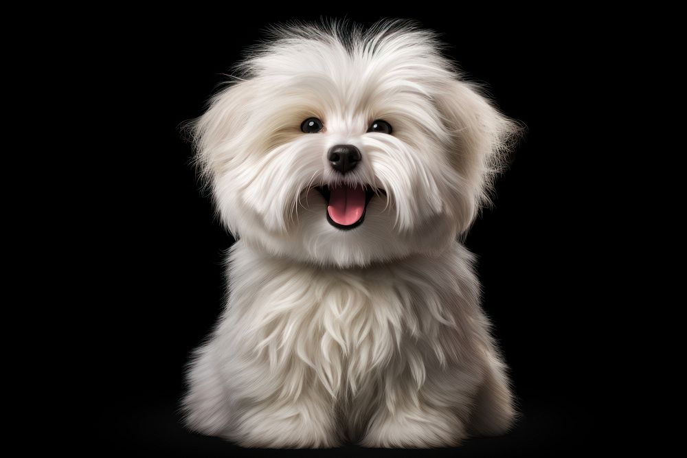Coton de tulear toy mammal animal puppy. AI generated Image by rawpixel.