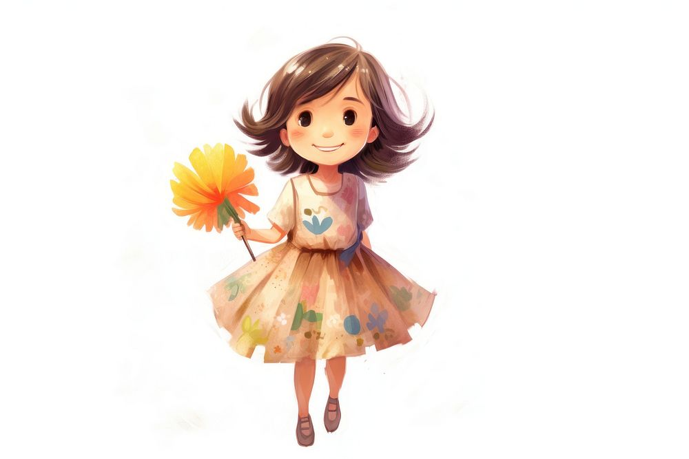 Representation child cute girl. AI generated Image by rawpixel.