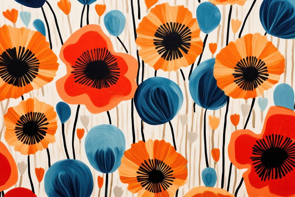 Pattern flower backgrounds abstract