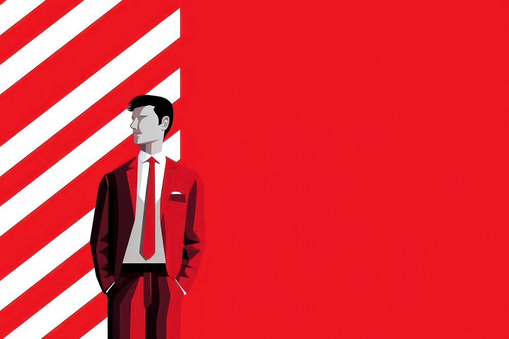 Businessman cartoon adult red. AI generated Image by rawpixel.