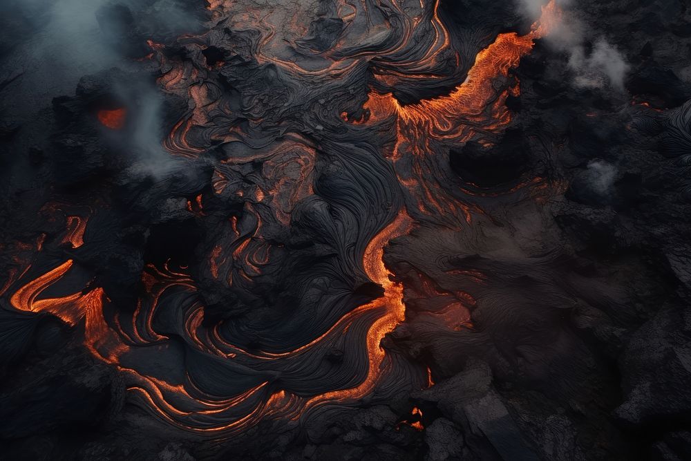 Lava lake nature outdoors volcano. | Premium Photo - rawpixel